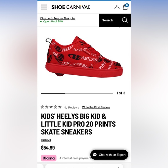 Heelys size 3 - Picture 4 of 4